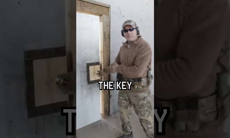 KICK IN A DOOR TUTORIAL #tacticalrifleman #shortsvideo #shorts #reels #military #viral