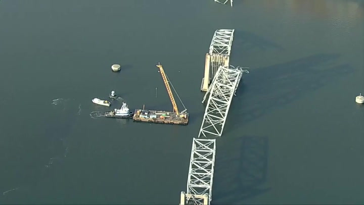 Largest crane on eastern seaboard to clear Baltimore bridge wreckage | News