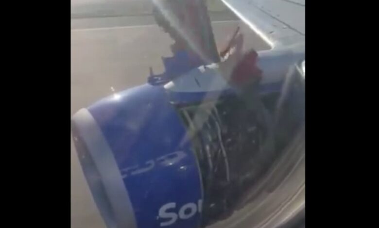 Engine part falls off Southwest Airlines’ Boeing plane during takeoff