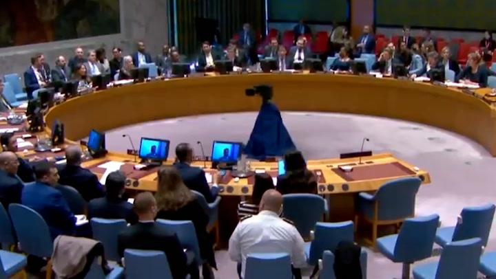 Watch moment earthquake rocks UN Security Council meeting in New York | News