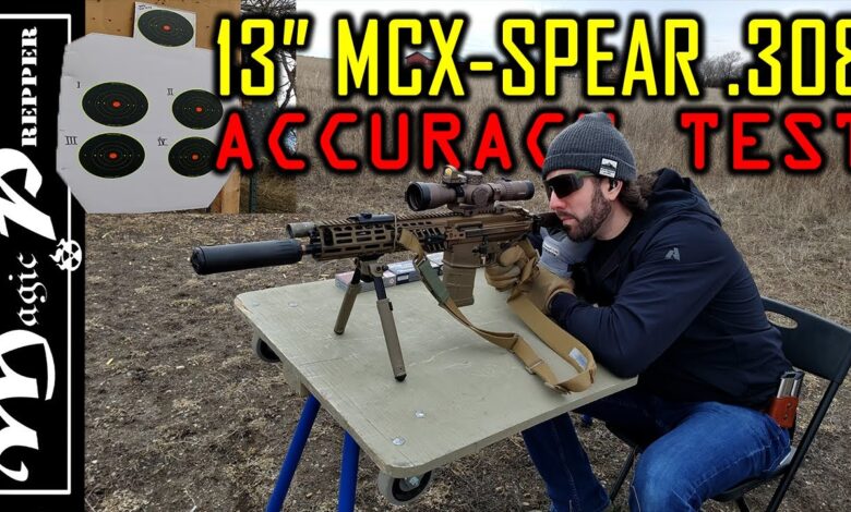 SIG SAUER MCX-SPEAR .308 13″ Accuracy Test (Sub-MOA Group?!)