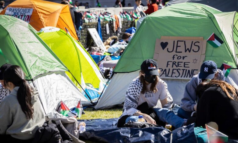 Jewish student protesters say Columbia’s pro-Palestine demonstrations aren’t antisemitic