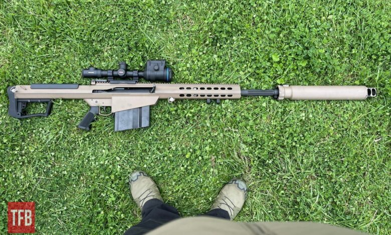 POTD: Shooting The Barrett M107 A1 – Suppressed & With Pulsar Thermal