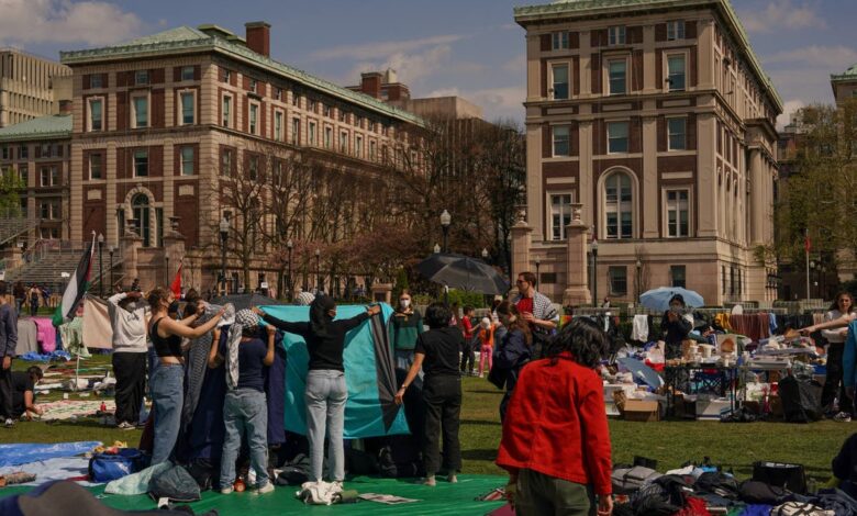 White House condemns ‘despicable antisemitism’ and terrorist rhetoric at Columbia University anti-Israel protests