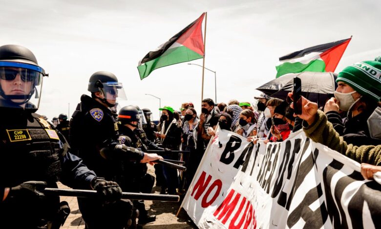 Pro-Palestine protesters cause havoc, closing down Golden Gate Bridge and Brooklyn Bridge