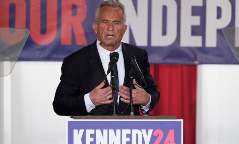 RFK Jr saps more support from Trump than Biden, new poll finds