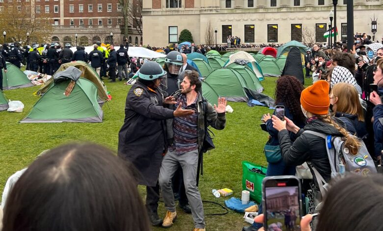 New York police arrest pro-Palestinian protesters at Columbia University