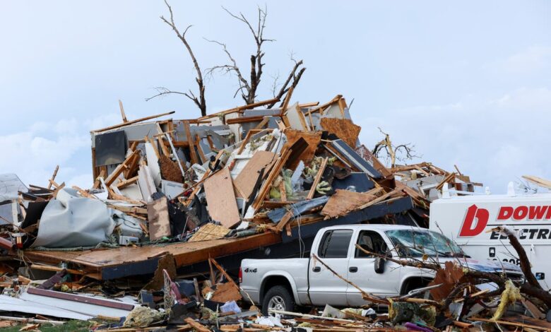 Tornadoes flatten homes in Nebraska as storms threaten parts of the Midwest