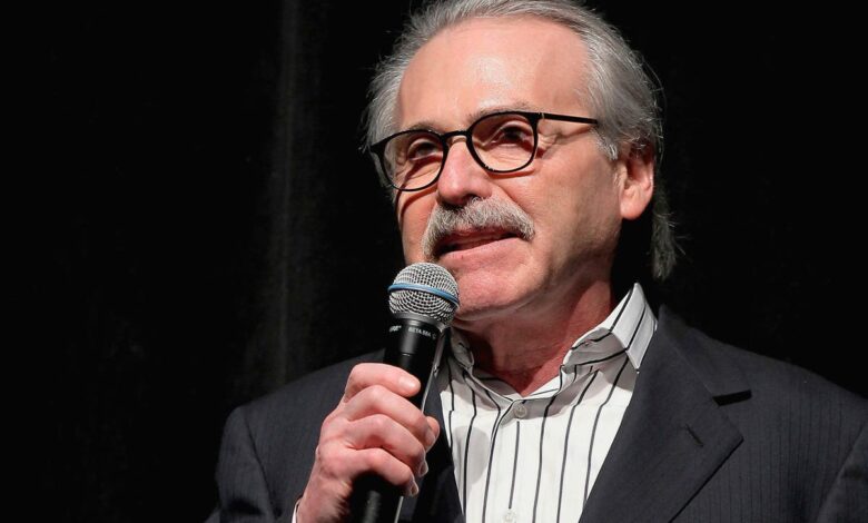 David Pecker set to be called as first witness at Trump’s hush money trial as opening statements begin