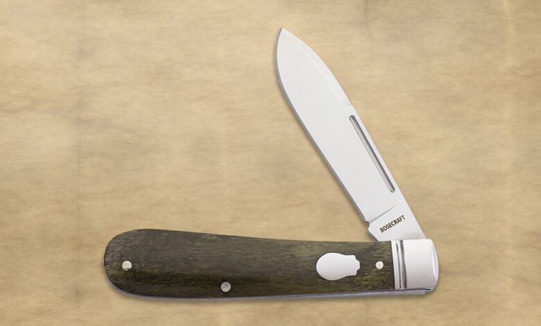 Nolichucky Jack is the Latest Traditional from RoseCraft Blades