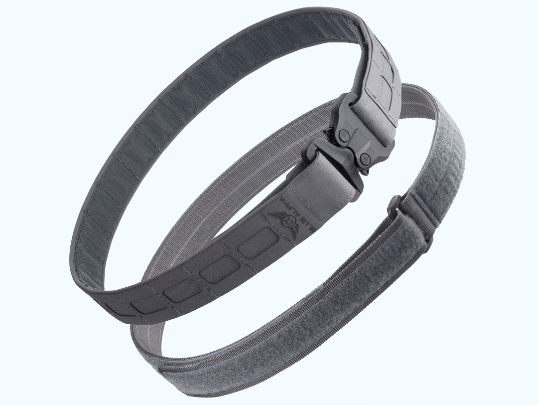 By Popular Demand - The Blue Alpha Battle Belt Lite in Wolf Gray