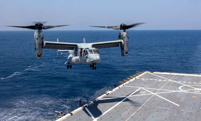 V-22 Osprey could see second life, with new drive system, wings in 2050s