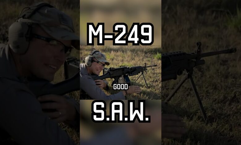 The M-249 S.A.W. kicks ass. #military #shortsvideo #shorts #training #reels #viral #youtubeshorts