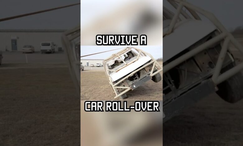 SURVIVE a CAR ROLLOVER #car #survive #shortsvideo #reels #youtubeshorts #training #military