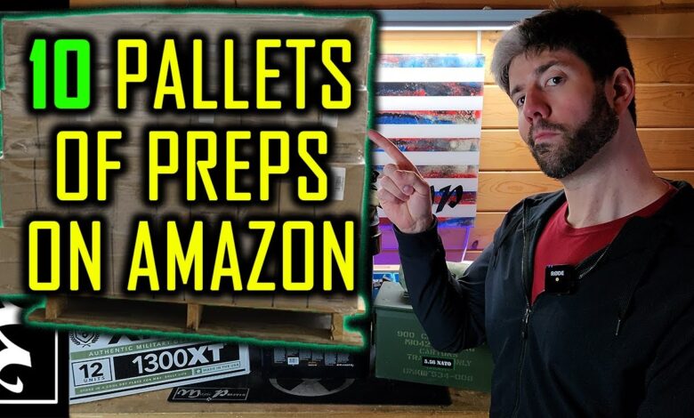 Top 10 Best Prepper Items by the Pallet on Amazon