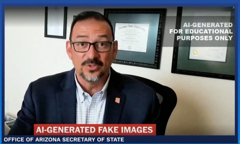 Arizona official uses AI version of himself to warn voters not to be fooled by AI