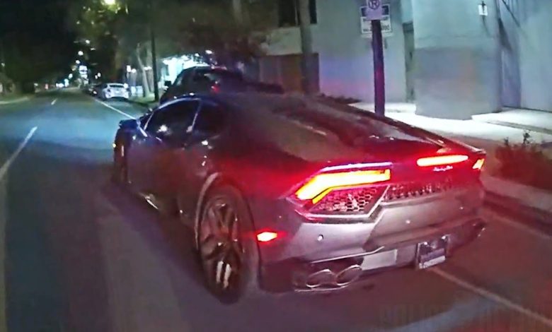 Driver in Stolen Lamborghini Huracan Crashes During High-Speed Police Pursuit in L.A.