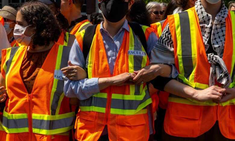 Professors are putting their bodies and careers on the line supporting students protesting for Gaza