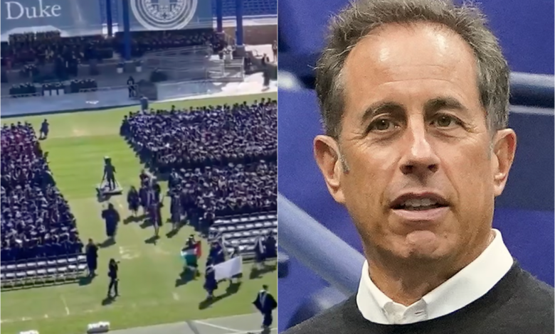 Students walk out on Jerry Seinfeld’s speech as commencement ceremonies disrupted around the country