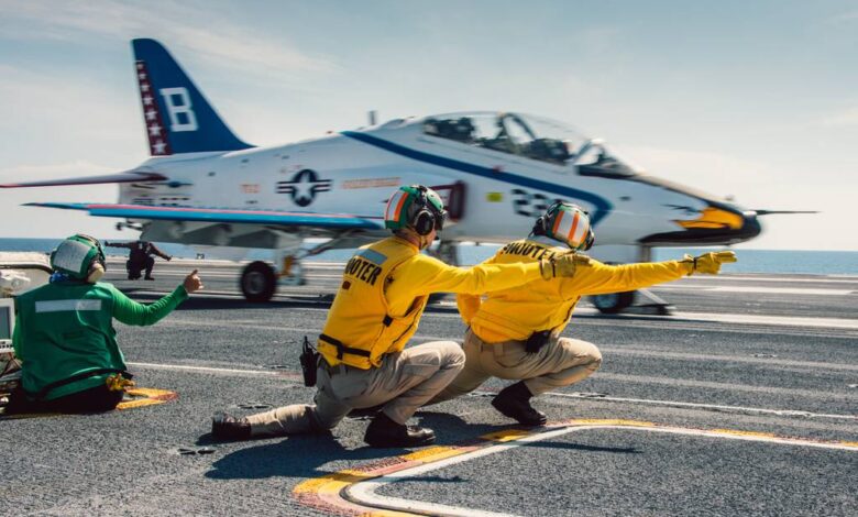 Navy pauses T-45C Goshawk fleet operations after ‘engine malfunction’