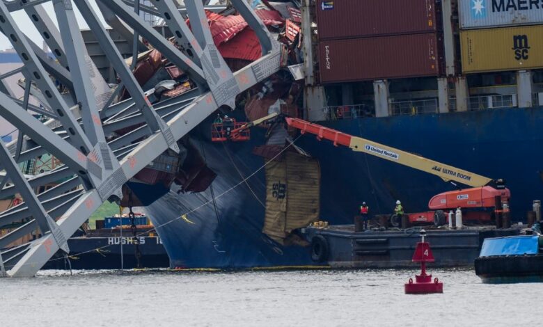 Authorities reveal what next for the ship that brought down Baltimore bridge