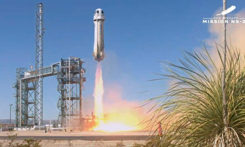 Jeff Bezos’ Blue Origin successfully launches six tourists to edge of space after two-year pause