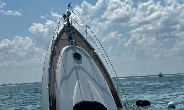 Luxury 80ft sports yacht sinks off Florida coast triggering coast guard rescue