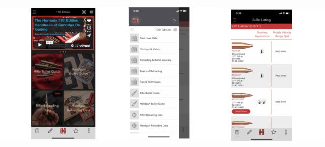 hornady reloading app