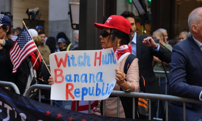 MAGA diehards showed up at Trump Tower – and it got weird