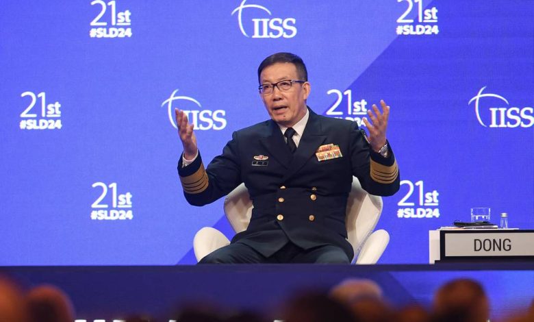 Chinese defense head warns of ‘self-destruction’ for Taiwan supporters