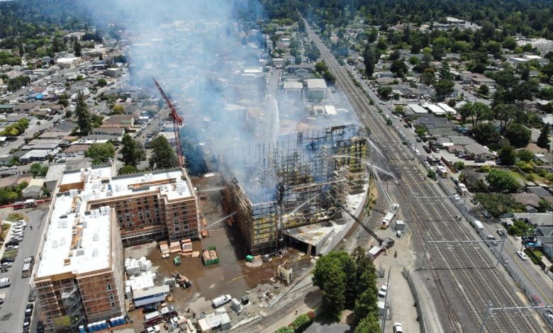 Investigation launched after affordable housing building in 5m project burns to the ground