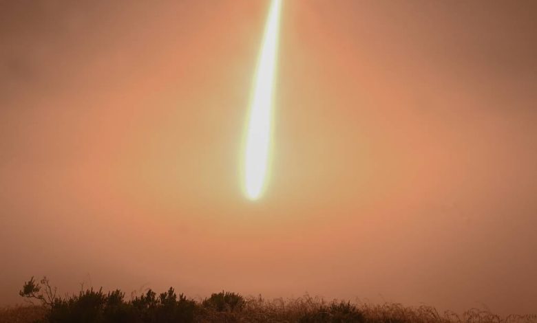 US test-fires two unarmed Minuteman III nuclear weapons