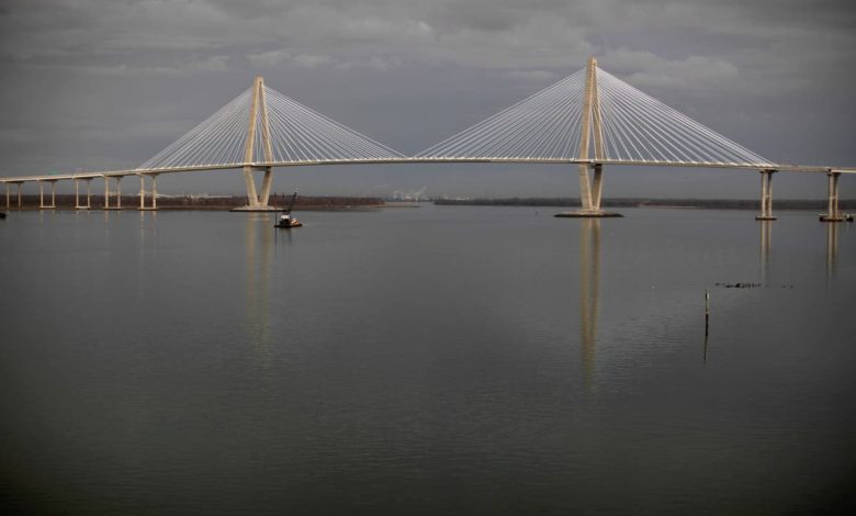 ‘Out of control’ container ship forces Charleston bridge closure