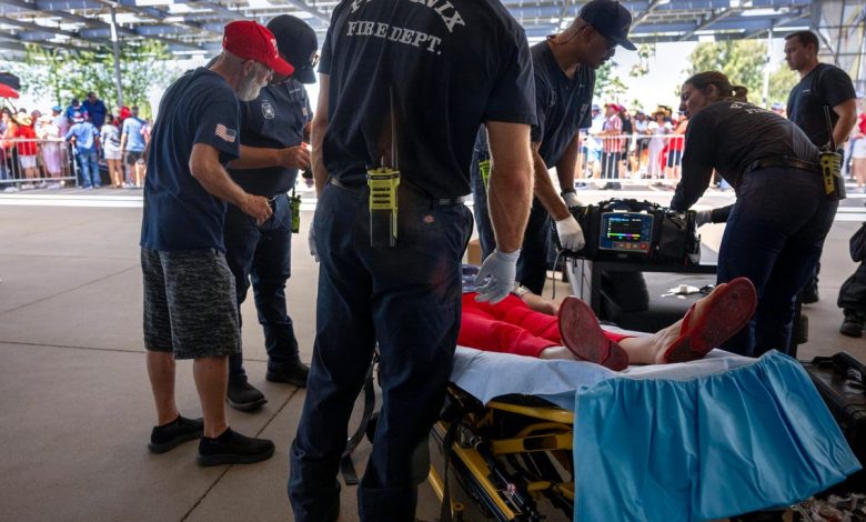 Trump holding another desert rally despite 11 falling ill due to heat exhaustion before Phoenix event