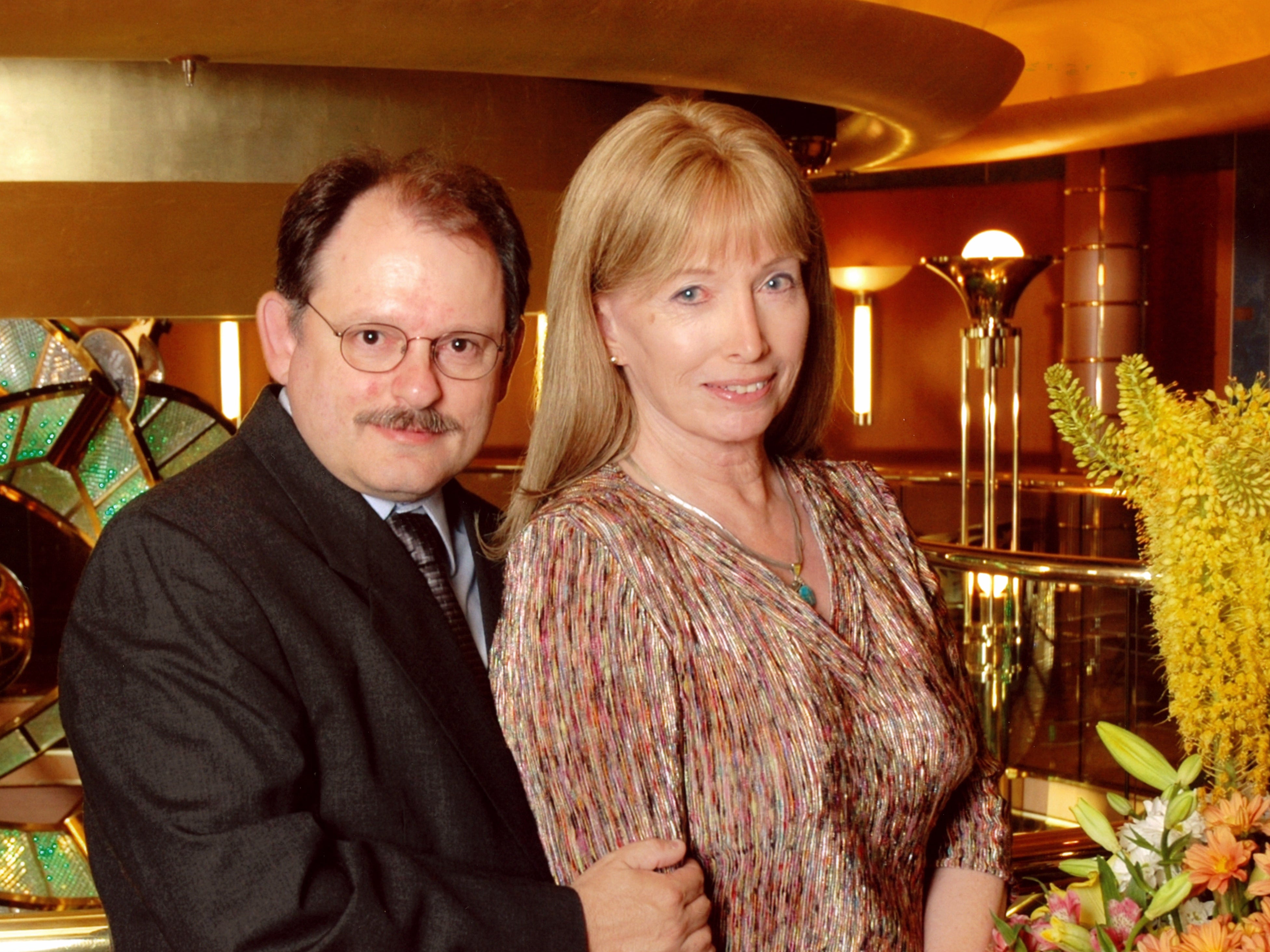 Lynn Conway (right) with her husband Charles W Rogers in 2006. She has passed away at age 86.