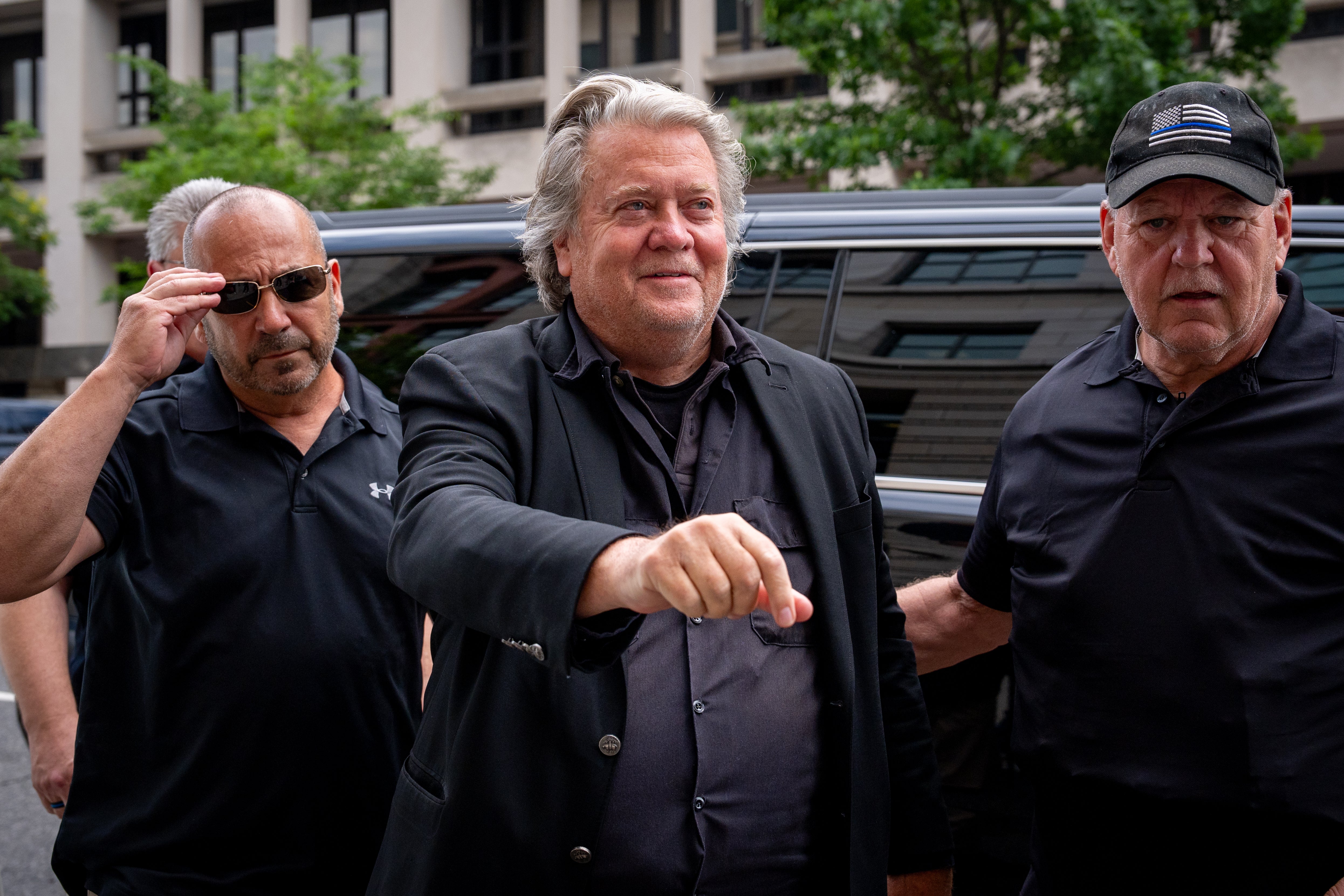 Steve Bannon attends a court hearing for his contempt of Congress convictions on June 6, 2024