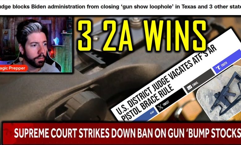 Bump Stock Ban No More, Pistol Brace Rule Vacated, Gun Show Loophole Injunction