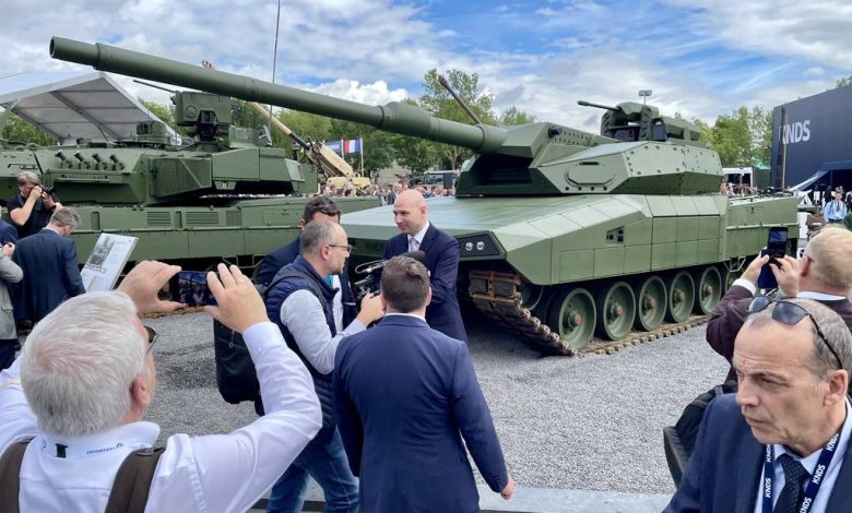 Battle tank concepts mushroom at Paris arms show