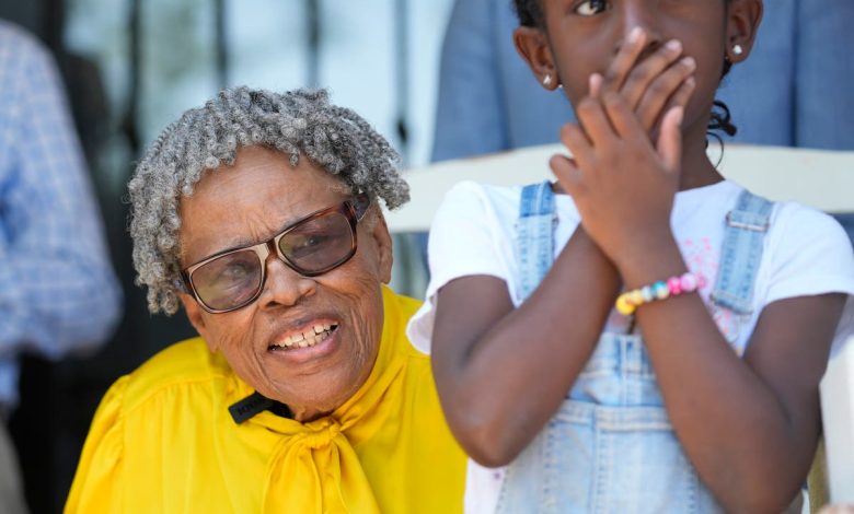 ‘Grandmother of Juneteenth’ moves home 85 years after racist mob burned it down