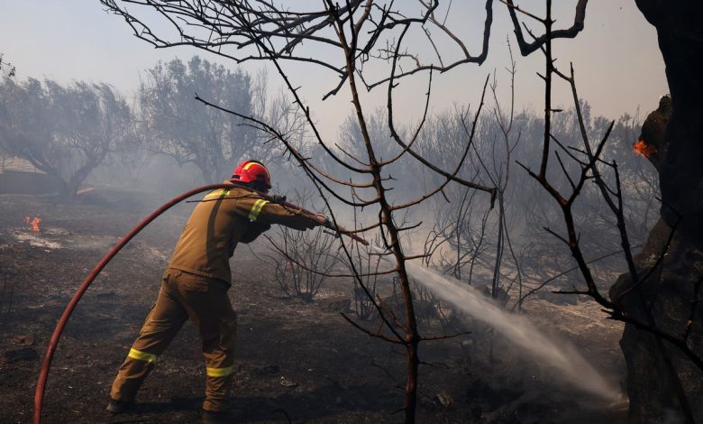 Greece heatwave latest: New fire ‘every ten minutes’ amid hunt for arsonist and search for missing American