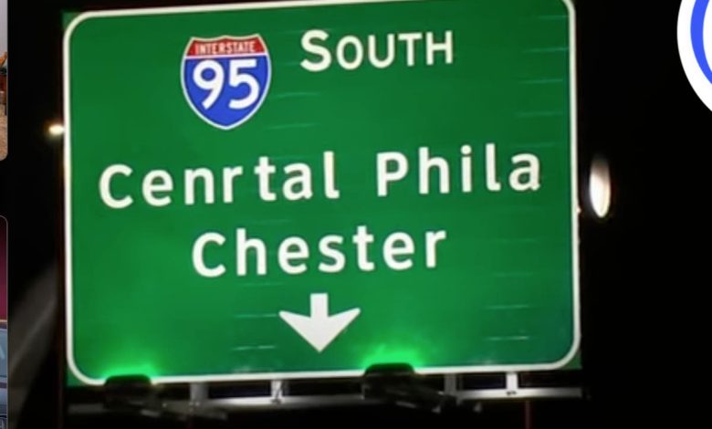 Nobody’s prefect! Misspelling on Philadelphia-area road signs leaves drivers laughing