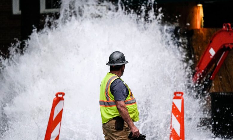 Water begins to flow again in Atlanta after major mains break