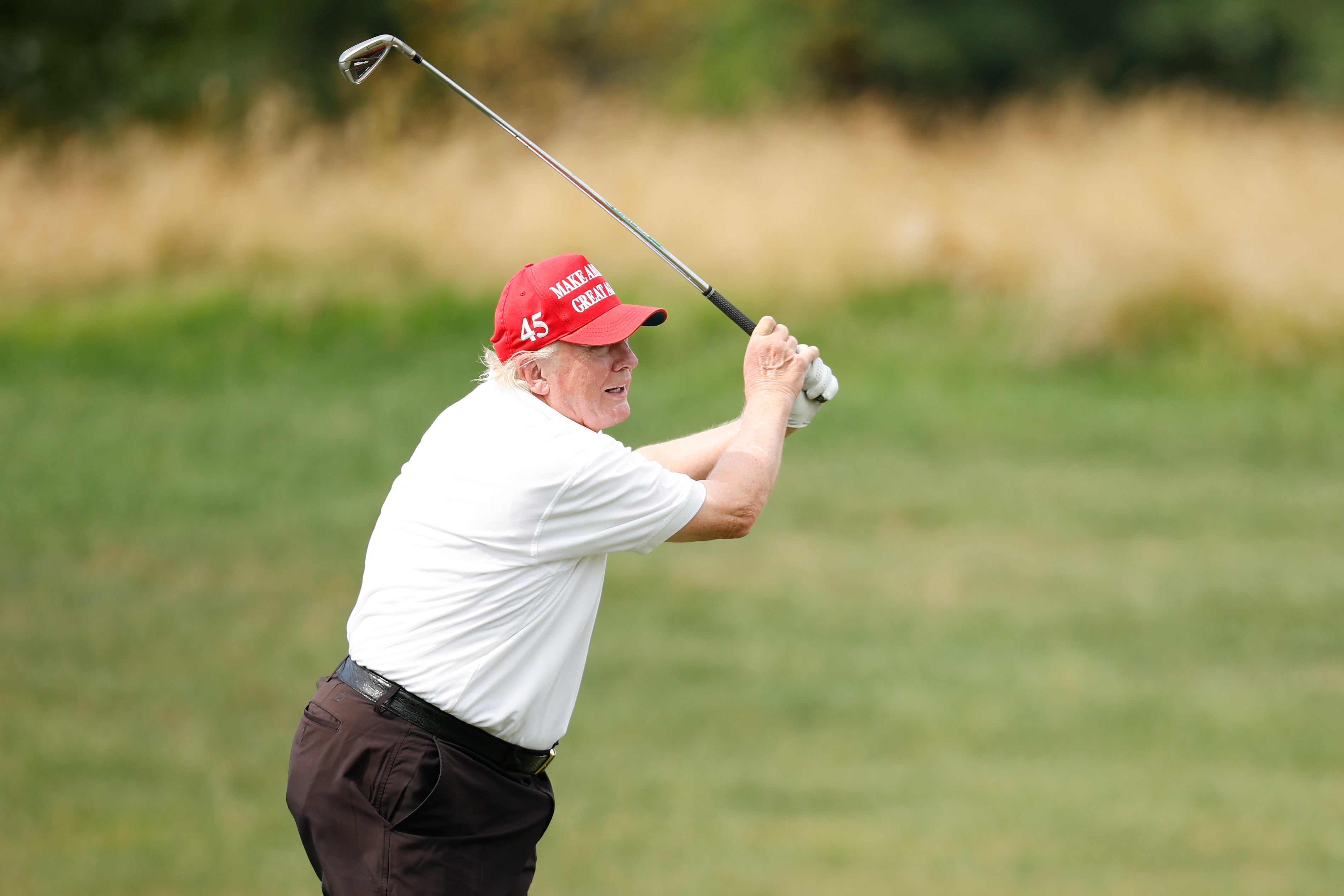 Trump boasted in 2015 that if he became president he’d have no time for golf – but ended up playing more than 300 times once elected