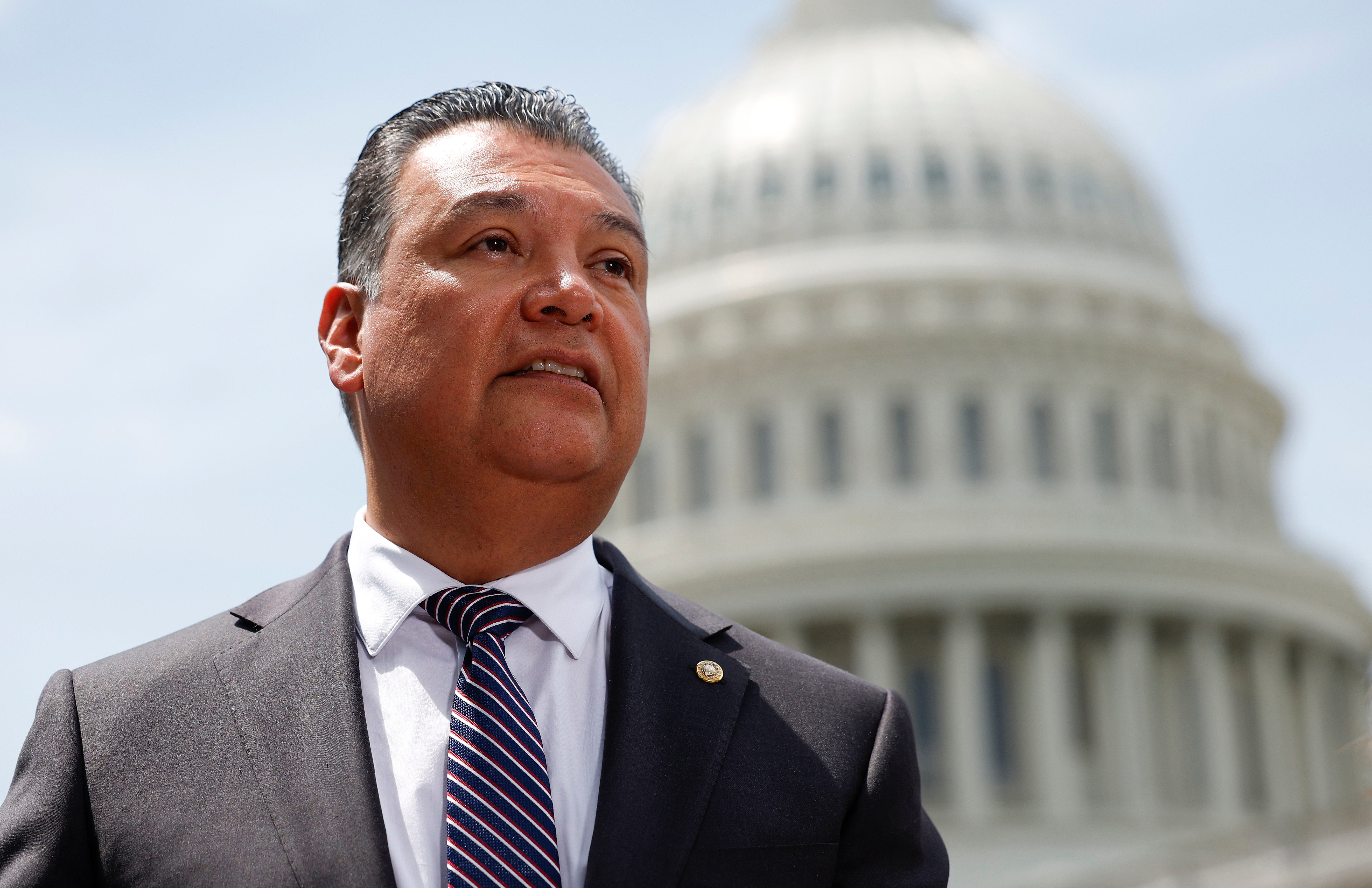 Democratic Senator Alex Padilla of California criticised the fact that Democrats are only talking about immigration enforcement and not talking about relief for migrants