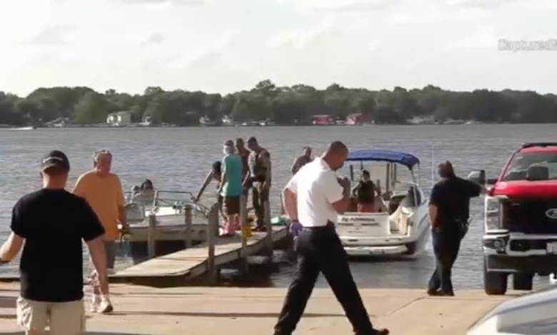 Two teen girls killed after their jet ski smashes into a small boat on Illinois lake