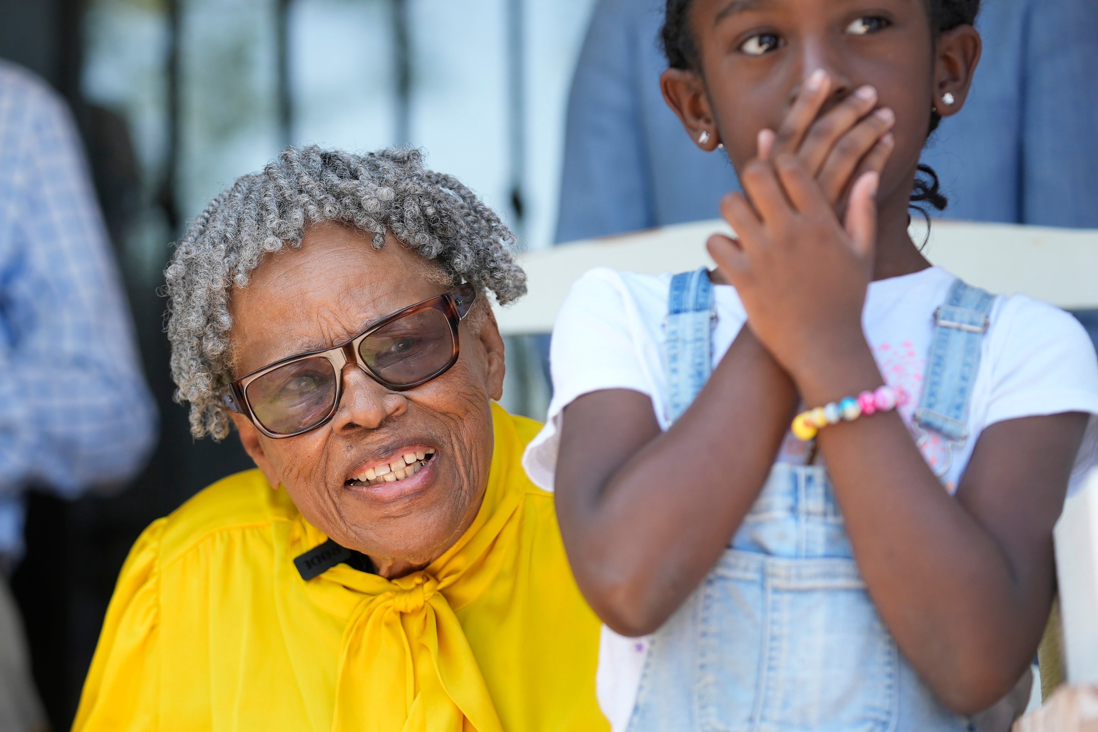 Civil rights activist and ‘grandmother of Juneteenth’ Opal Lee moves into her new home in Texas on the same lot where a racist mob burned it down 85 years ago.