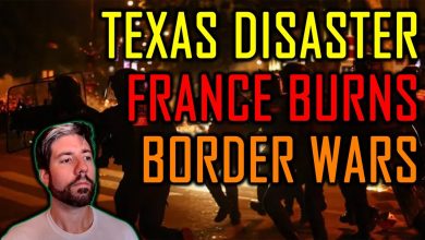 Grind Down TX Disaster, France Burns, UKR Tries to Steal NUKE Bomber, Poland Border War Same as USA?