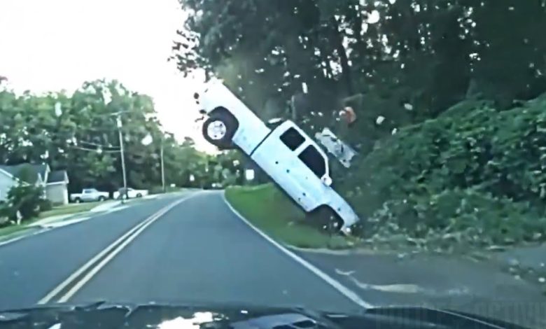 Chester County Car Chase Ends in Truck Going Airborne