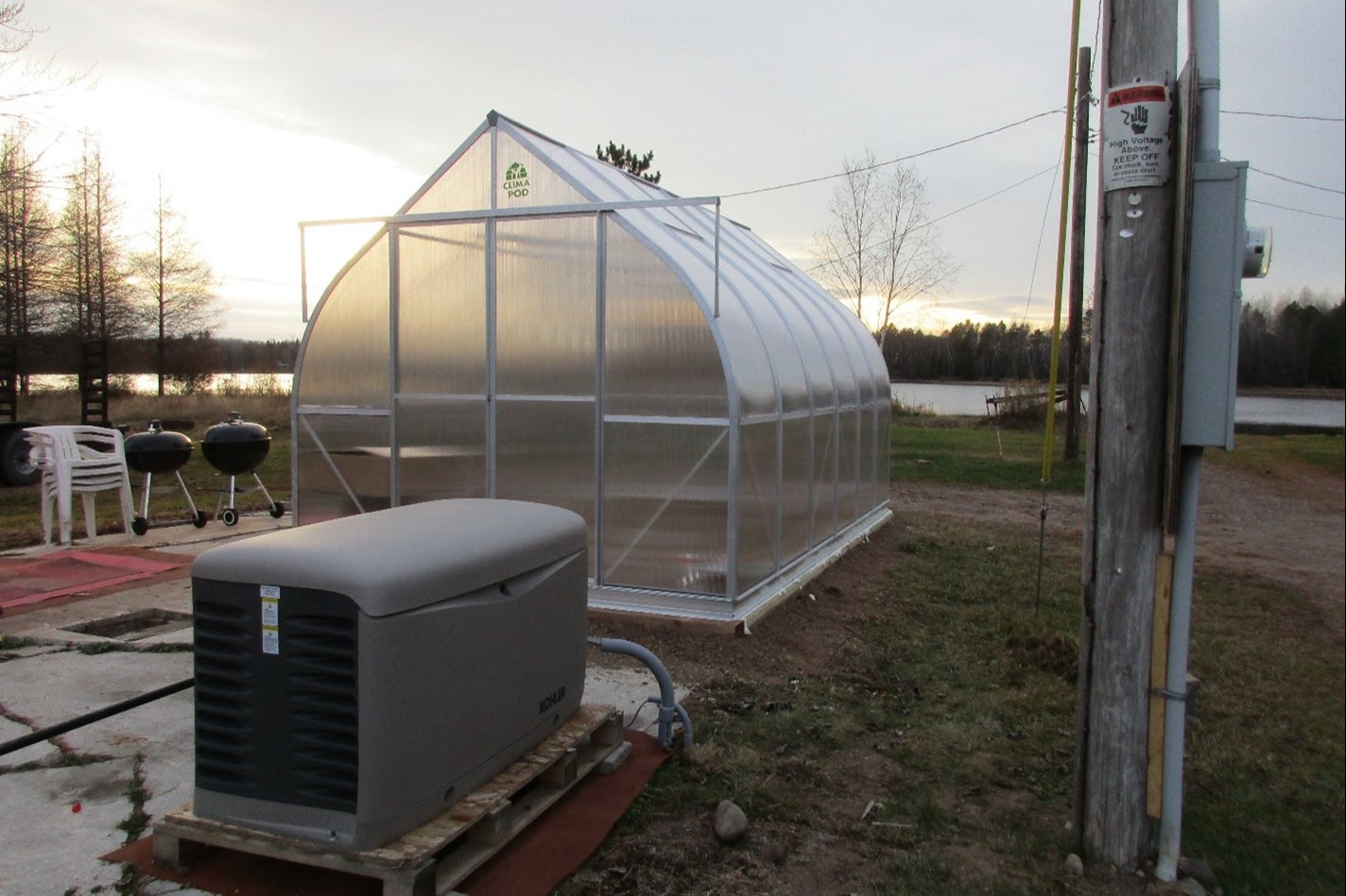 Each site owned by Fortitude Ranch has communal facilities including greenhouses