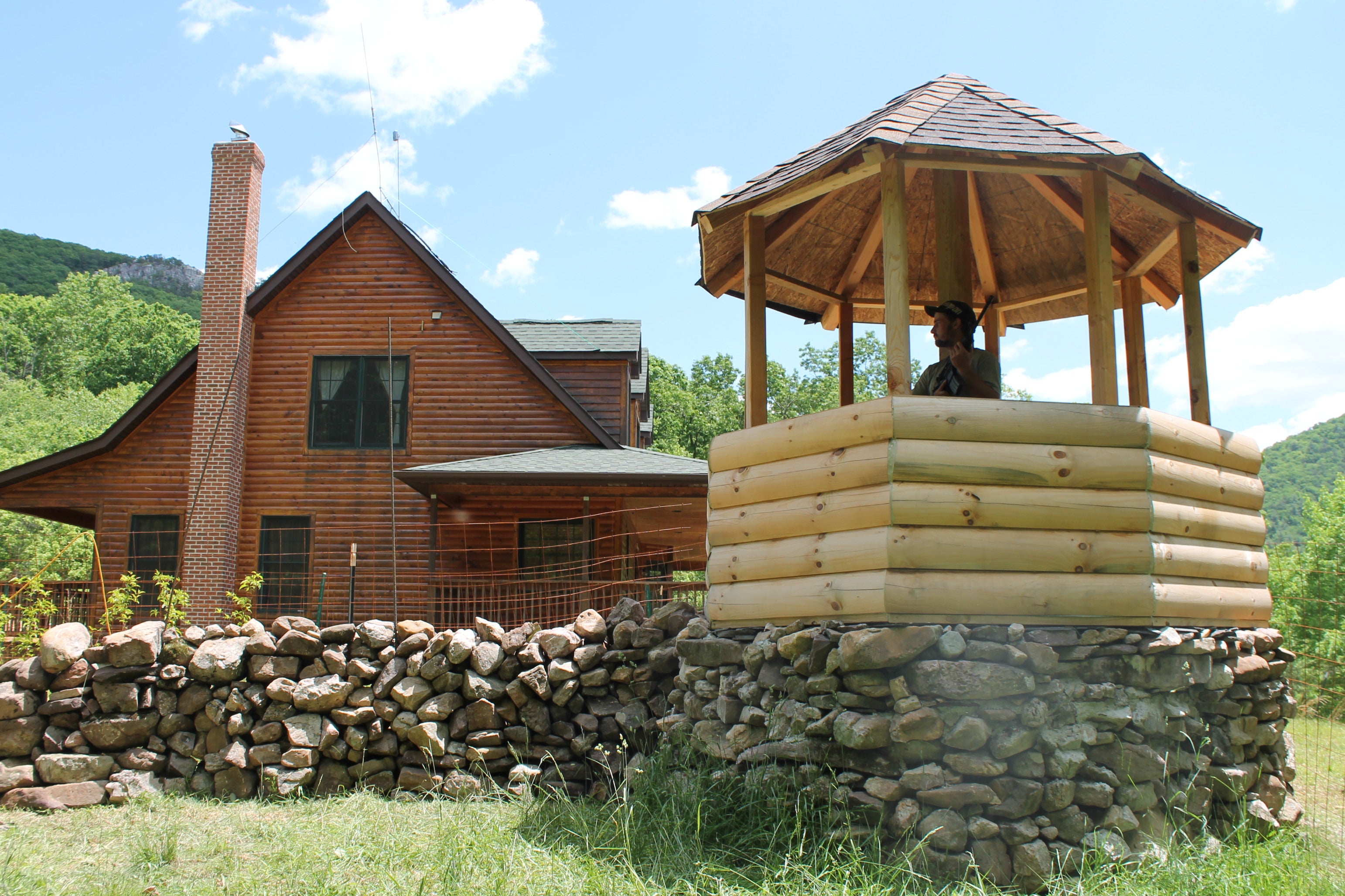 Fortitude Ranch offers members a recreational space, operating as a ‘country club’ until a societal collapse — although yes the guards are armed